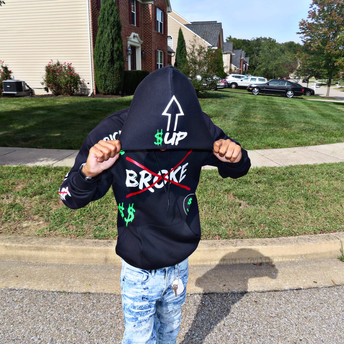 Broke hoodie hot sale