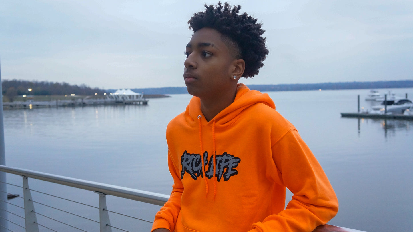 SZN 2 Orange "Rich Life" Hoodie