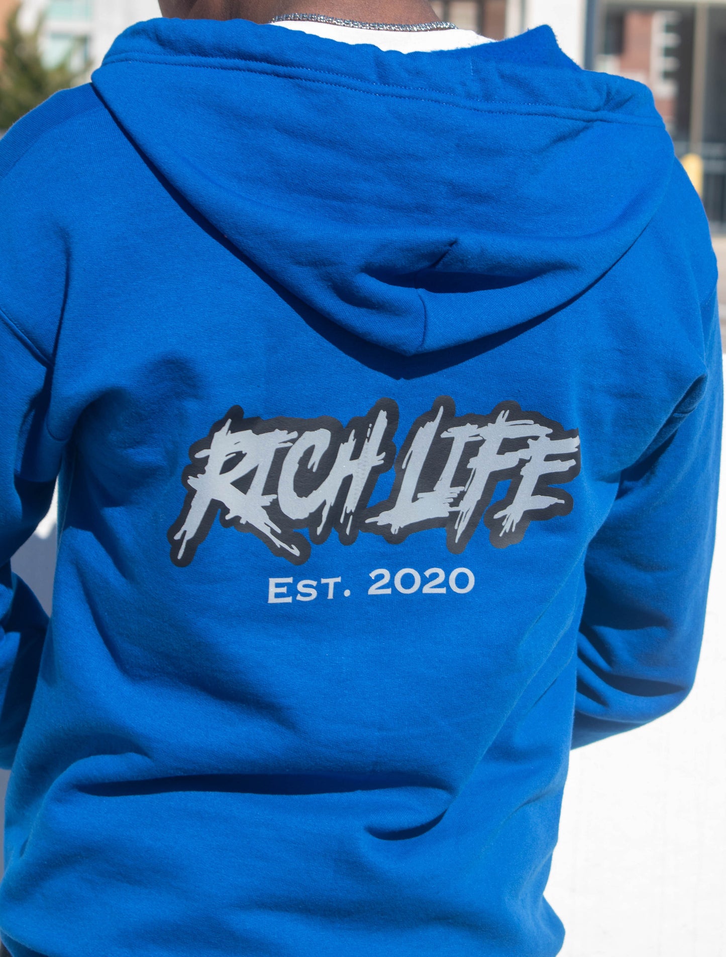 Blue "Rich Life" SZN 2 Zip-up