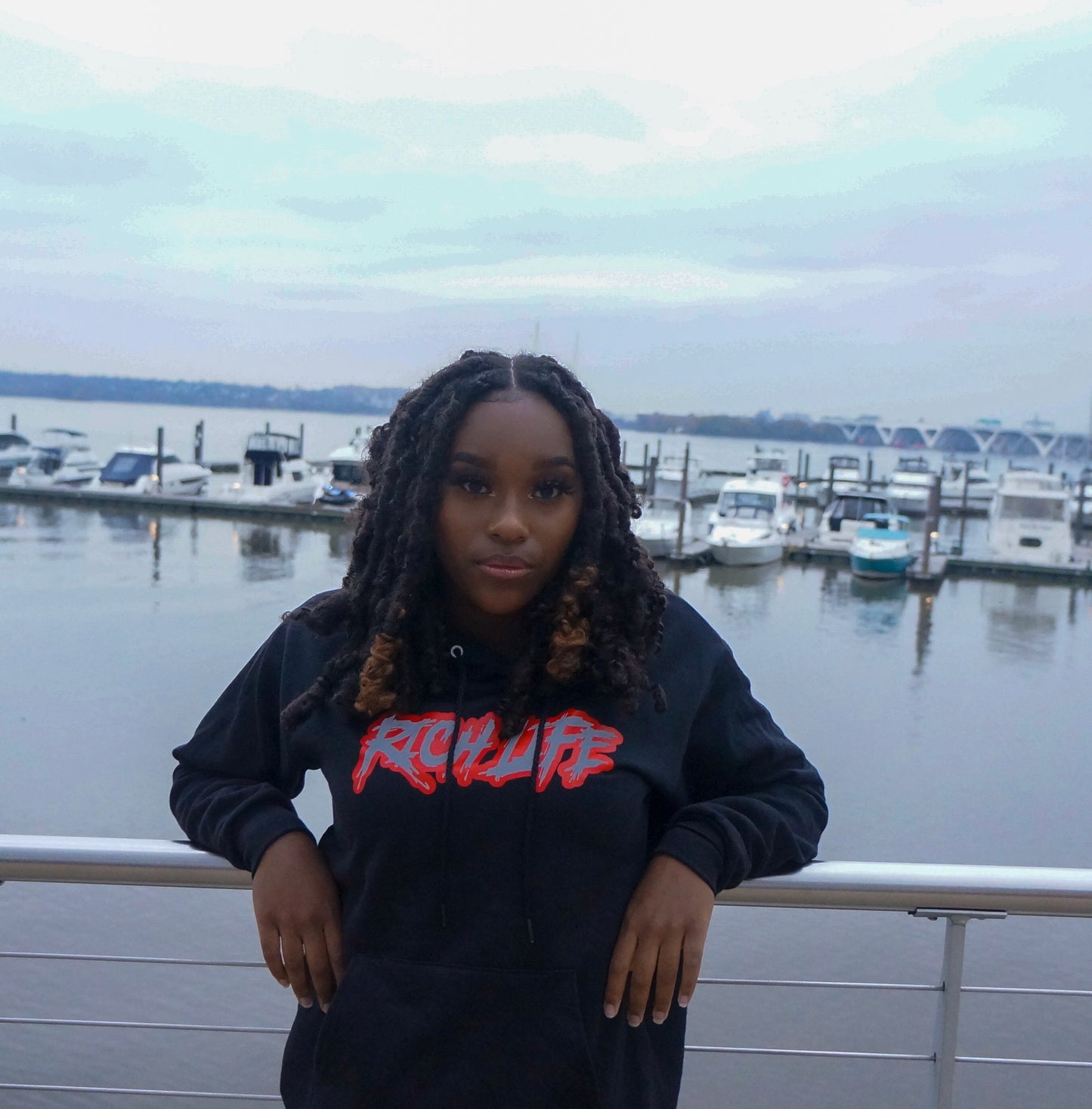 SZN 2 Alternate Red "Rich Life" Hoodie