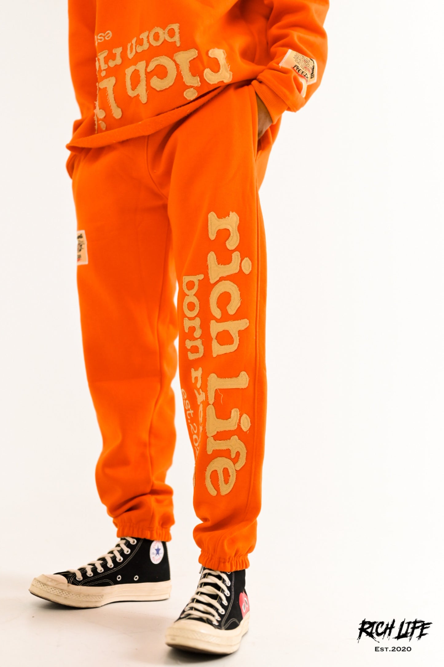 (PRE-ORDER) Born Richer "Burnt Tangerine" Pants