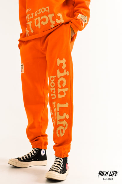 (PRE-ORDER) Born Richer "Burnt Tangerine" Pants