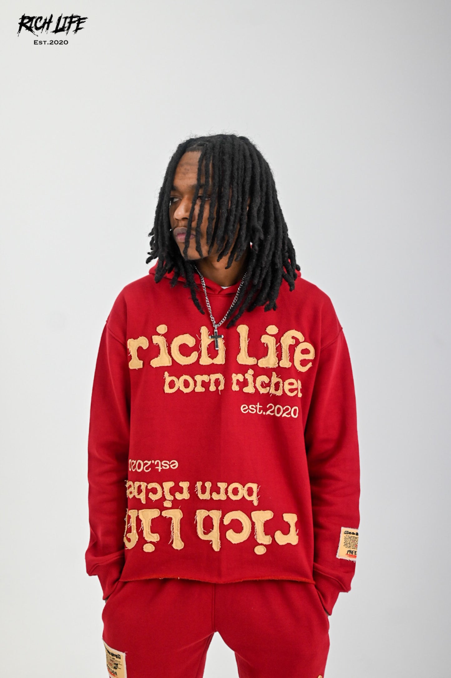 (PRE-ORDER) Born Richer "Autumn Scarlet" Hoodie