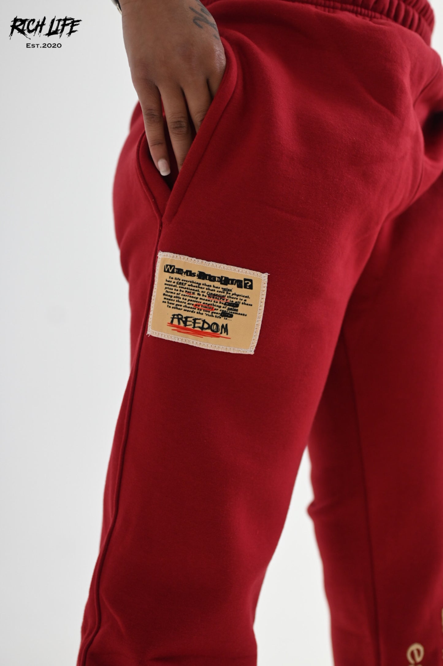 (PRE-ORDER) Born Richer "Autumn Scarlet" Pants