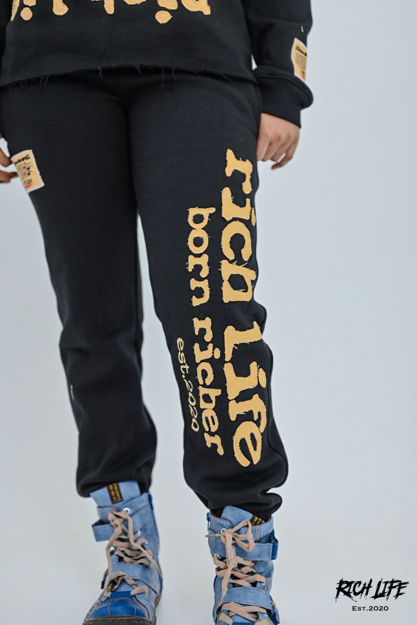(PRE-ORDER) Born Richer "Coal" Pants