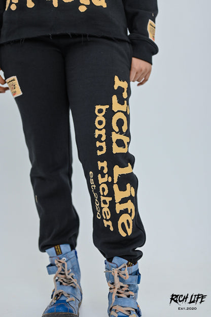 (PRE-ORDER) Born Richer "Coal" Pants