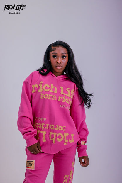 (PRE-ORDER) Born Richer "Rosé" Hoodie
