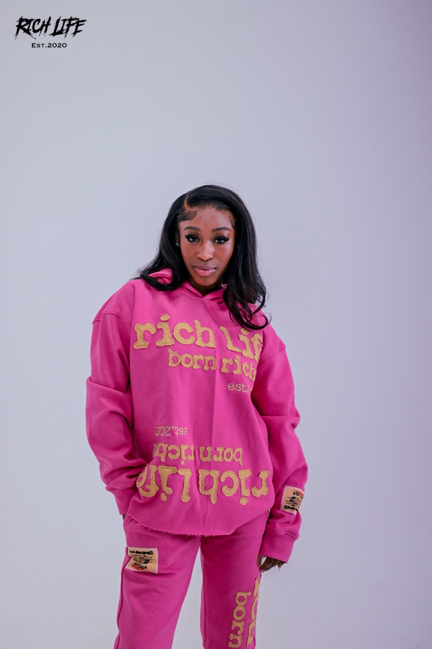 (PRE-ORDER) Born Richer "Rosé" Hoodie