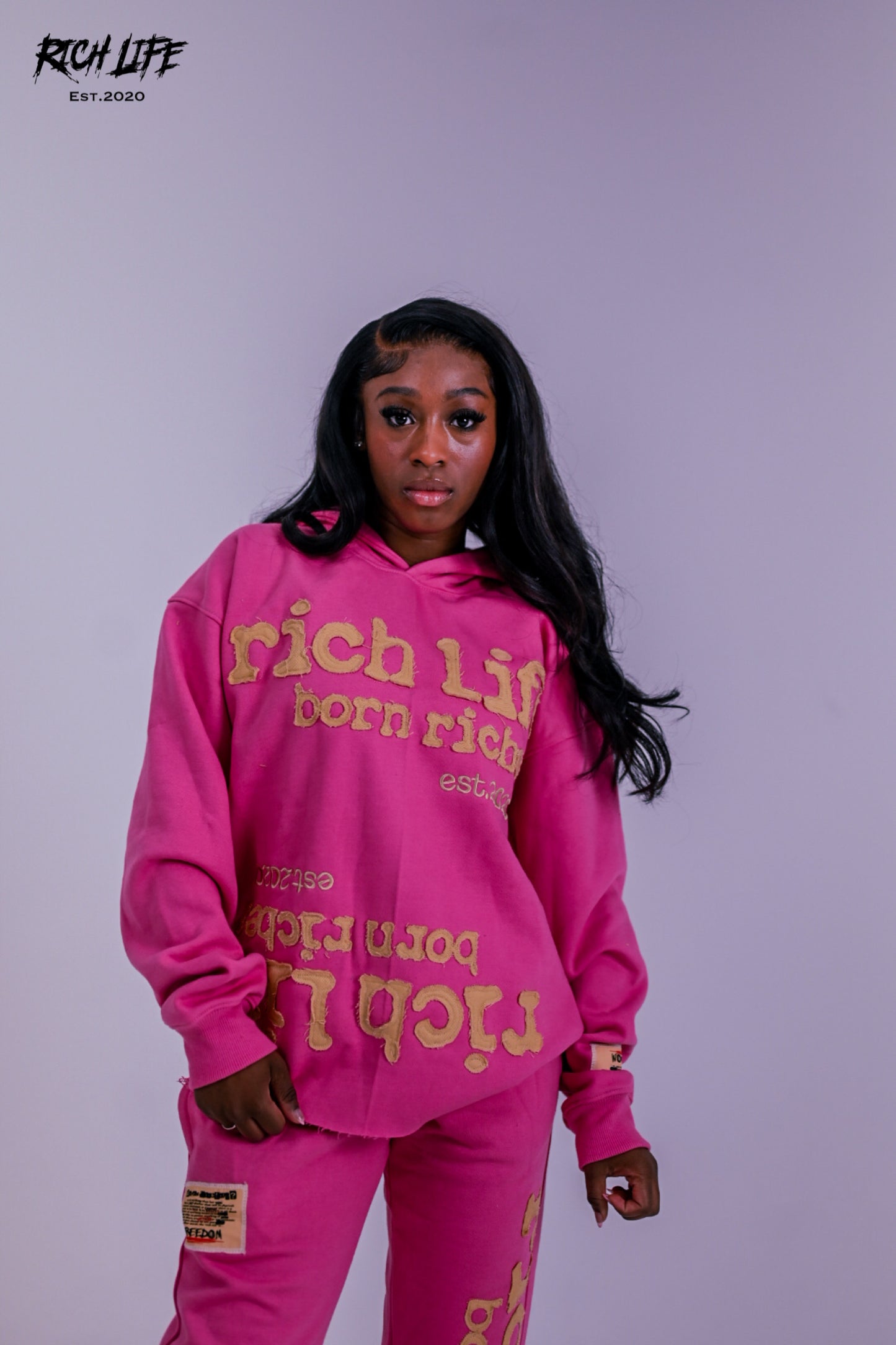 (PRE-ORDER) Born Richer "Rosé" Hoodie