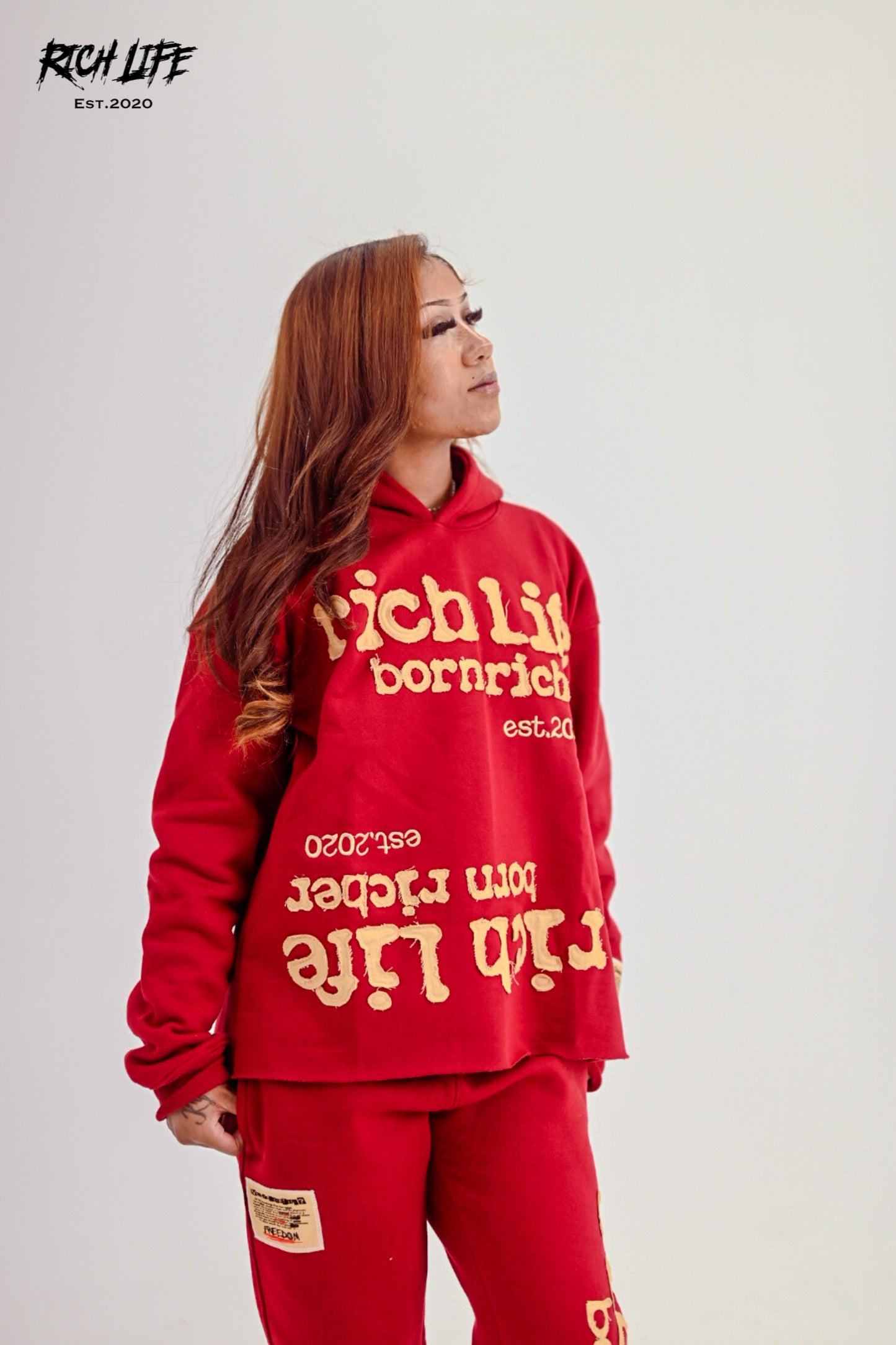 (PRE-ORDER) Born Richer "Autumn Scarlet" Hoodie