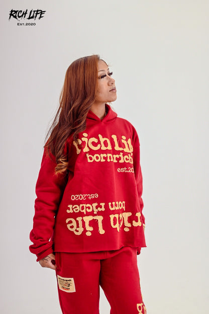 (PRE-ORDER) Born Richer "Autumn Scarlet" Hoodie