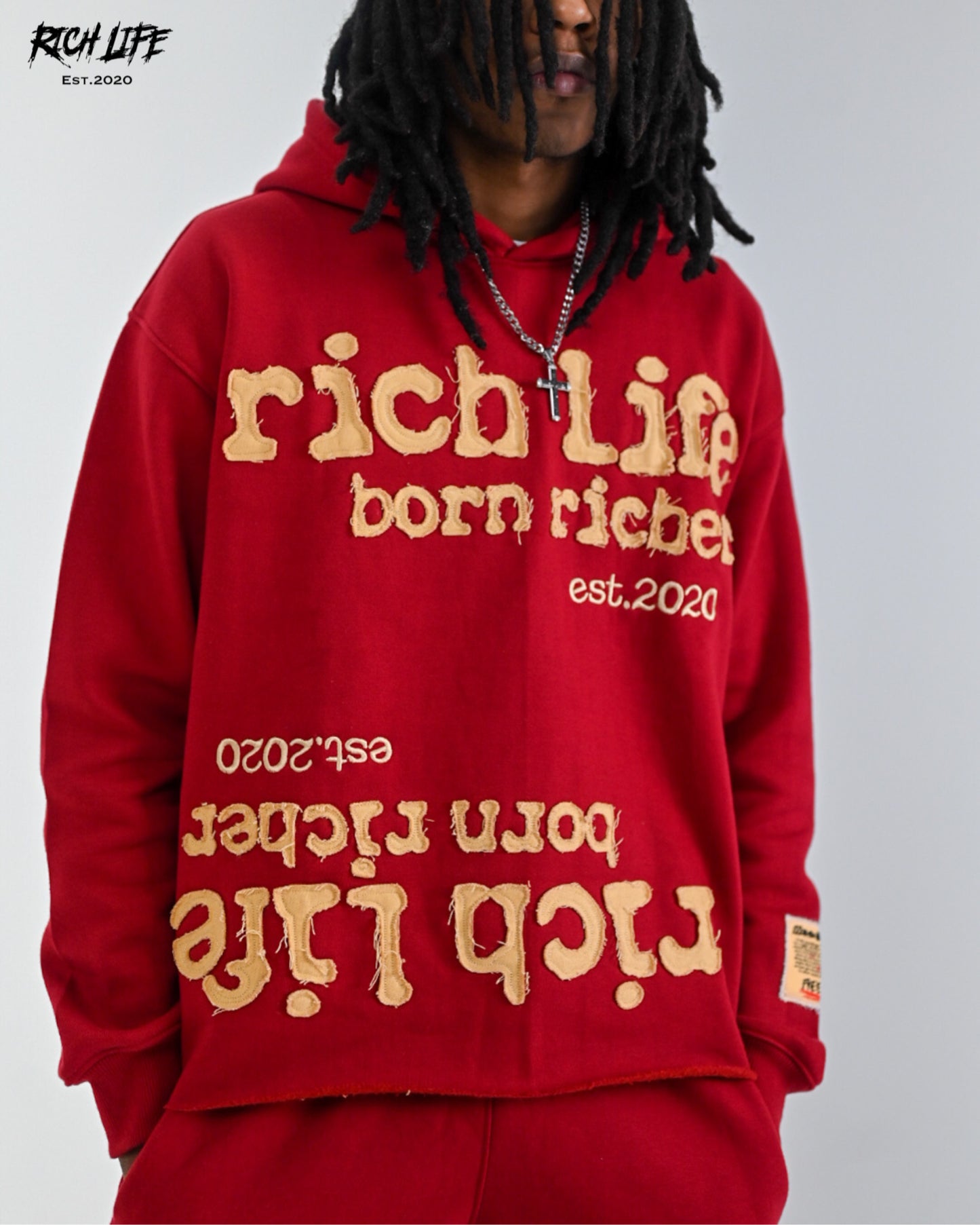 (PRE-ORDER) Born Richer "Autumn Scarlet" Hoodie