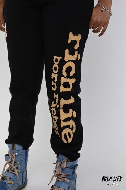 (PRE-ORDER) Born Richer "Coal" Pants
