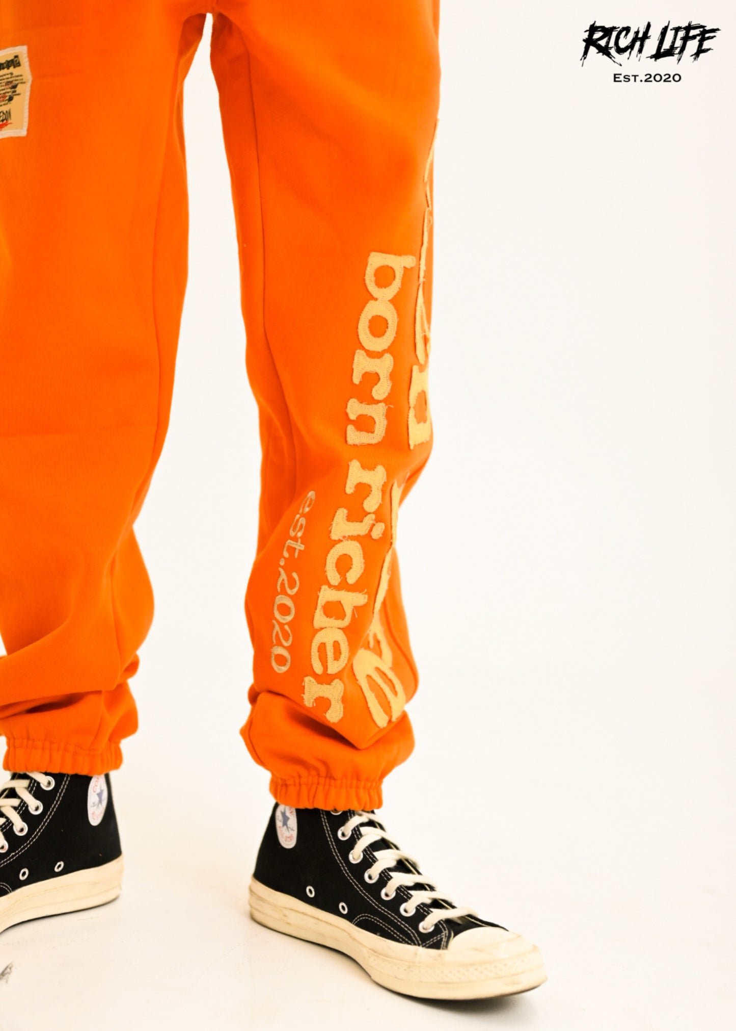 (PRE-ORDER) Born Richer "Burnt Tangerine" Pants
