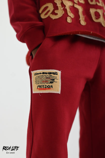 (PRE-ORDER) Born Richer "Autumn Scarlet" Pants