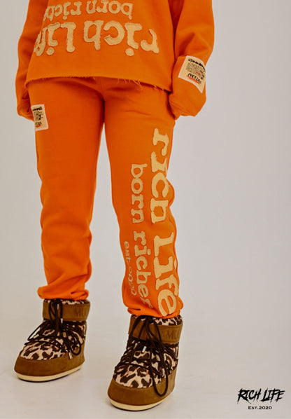 (PRE-ORDER) Born Richer "Burnt Tangerine" Pants