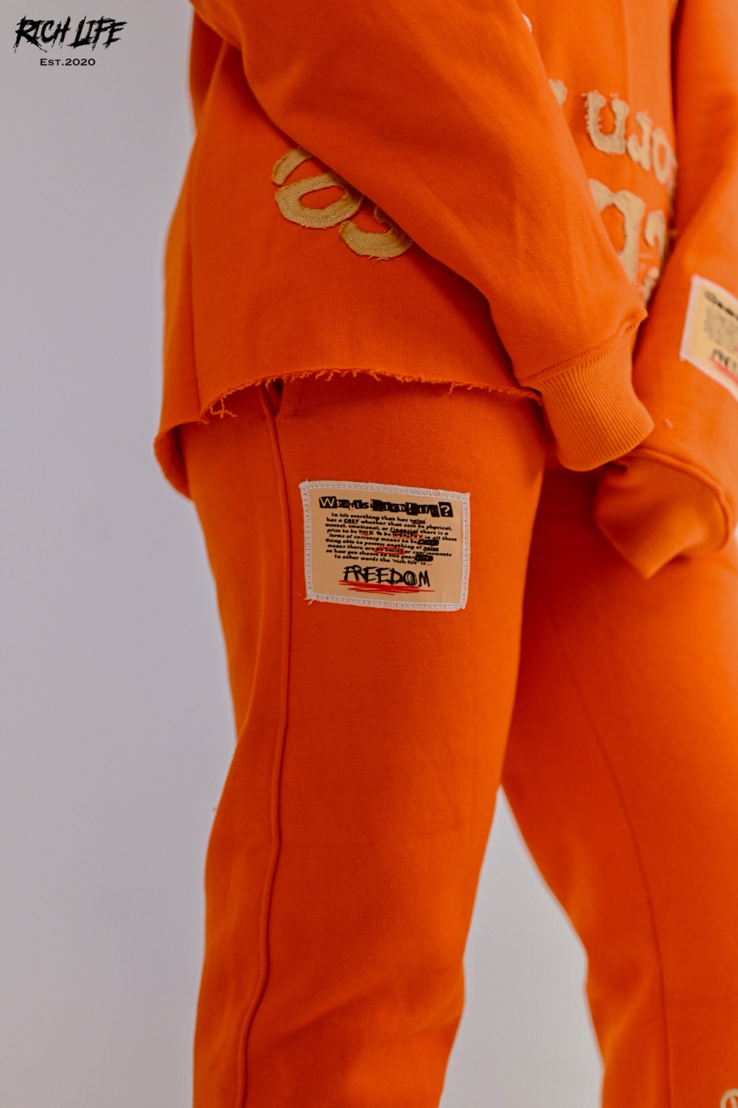 (PRE-ORDER) Born Richer "Burnt Tangerine" Pants