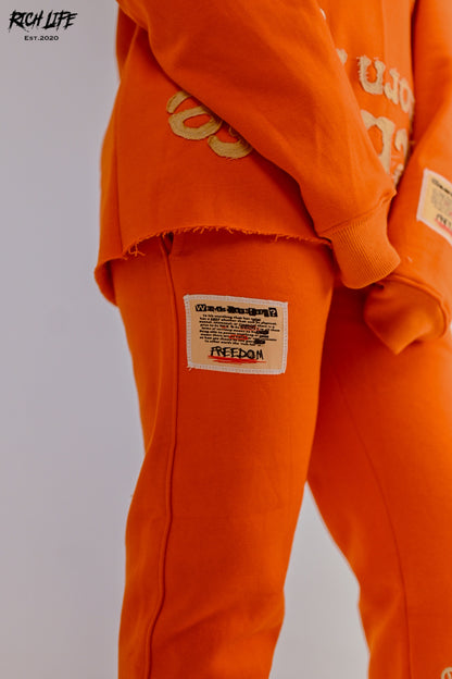 (PRE-ORDER) Born Richer "Burnt Tangerine" Pants
