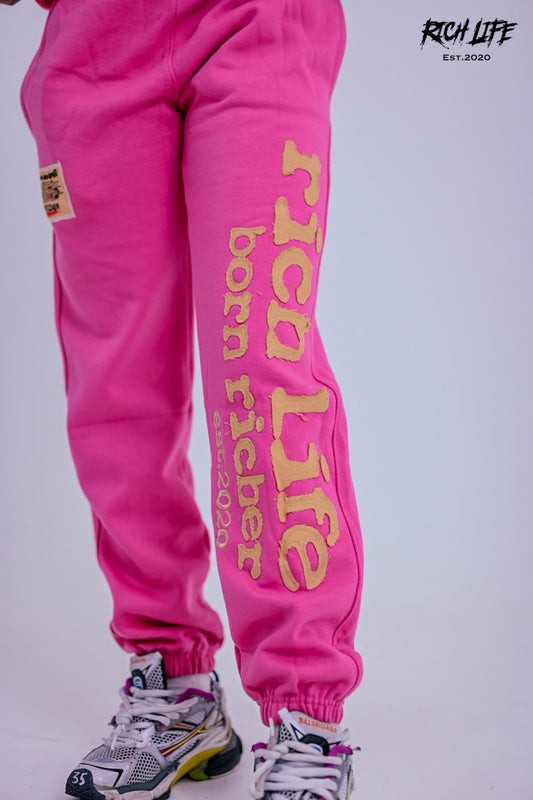 (PRE-ORDER) Born Richer "Rosé" Pants