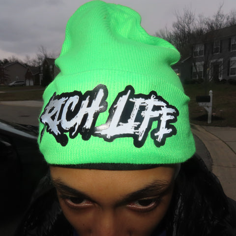 Green "Rich Life" Hat