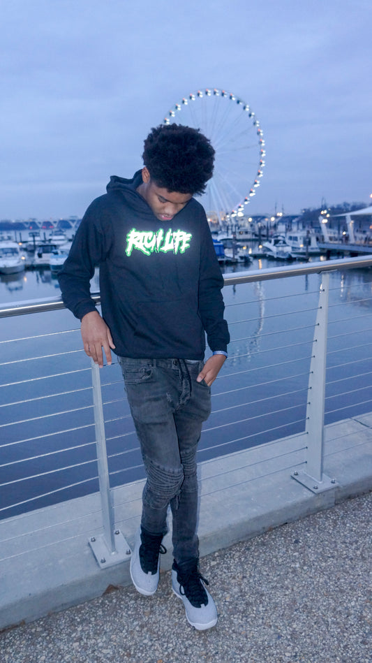 SZN 2 Alternate Green "Rich Life" Hoodie