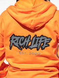 Orange "Rich Life" SZN 2 Zip-up