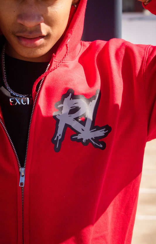 Red "Rich Life" SZN 2 Zip-up