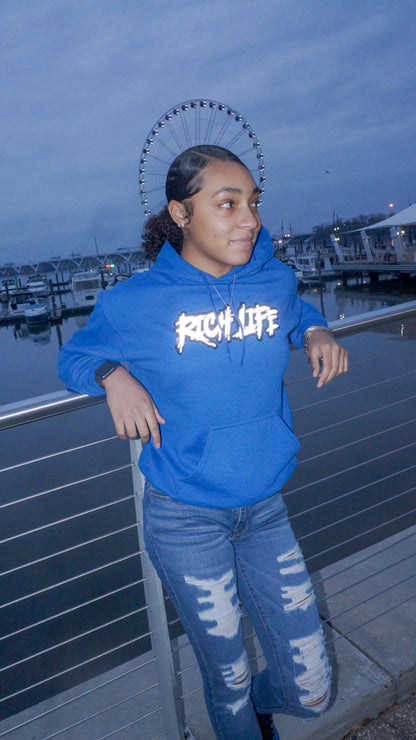 SZN 2 Blue "Rich Life" Hoodie