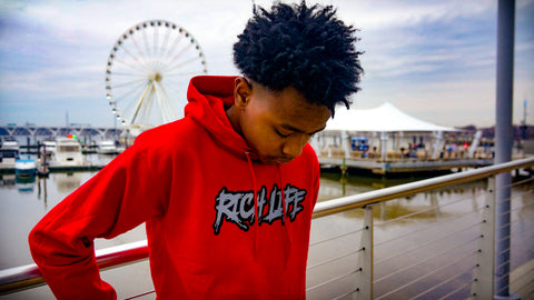 SZN 2 Red "Rich Life" Hoodie