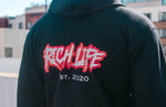 Alternate Red "Rich Life" SZN 2 Zip-up