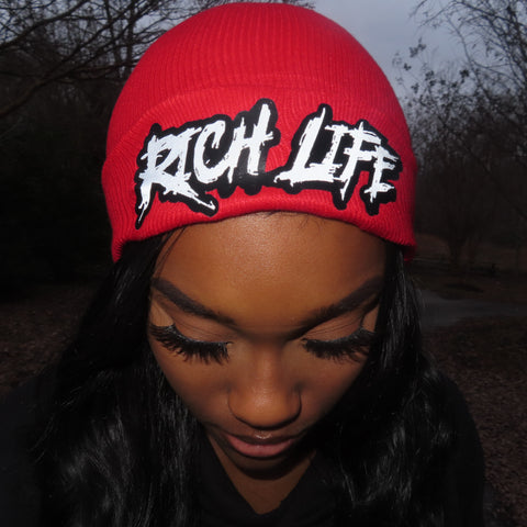 Red "Rich Life" Hat