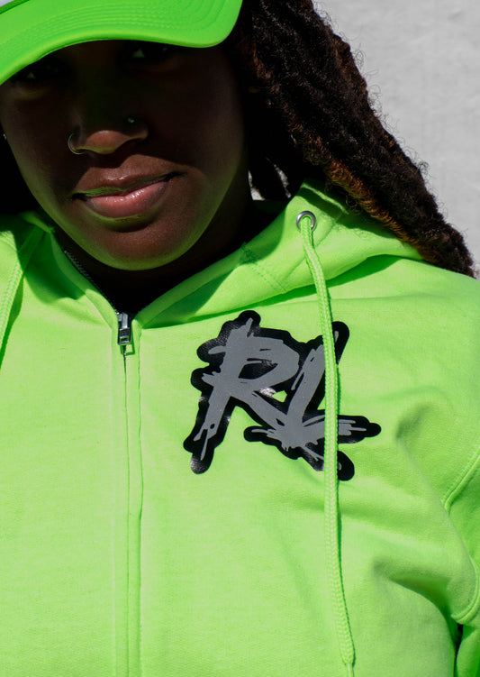 Green "Rich Life" SZN 2 Zip-up