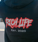 Alternate Red "Rich Life" SZN 2 Zip-up