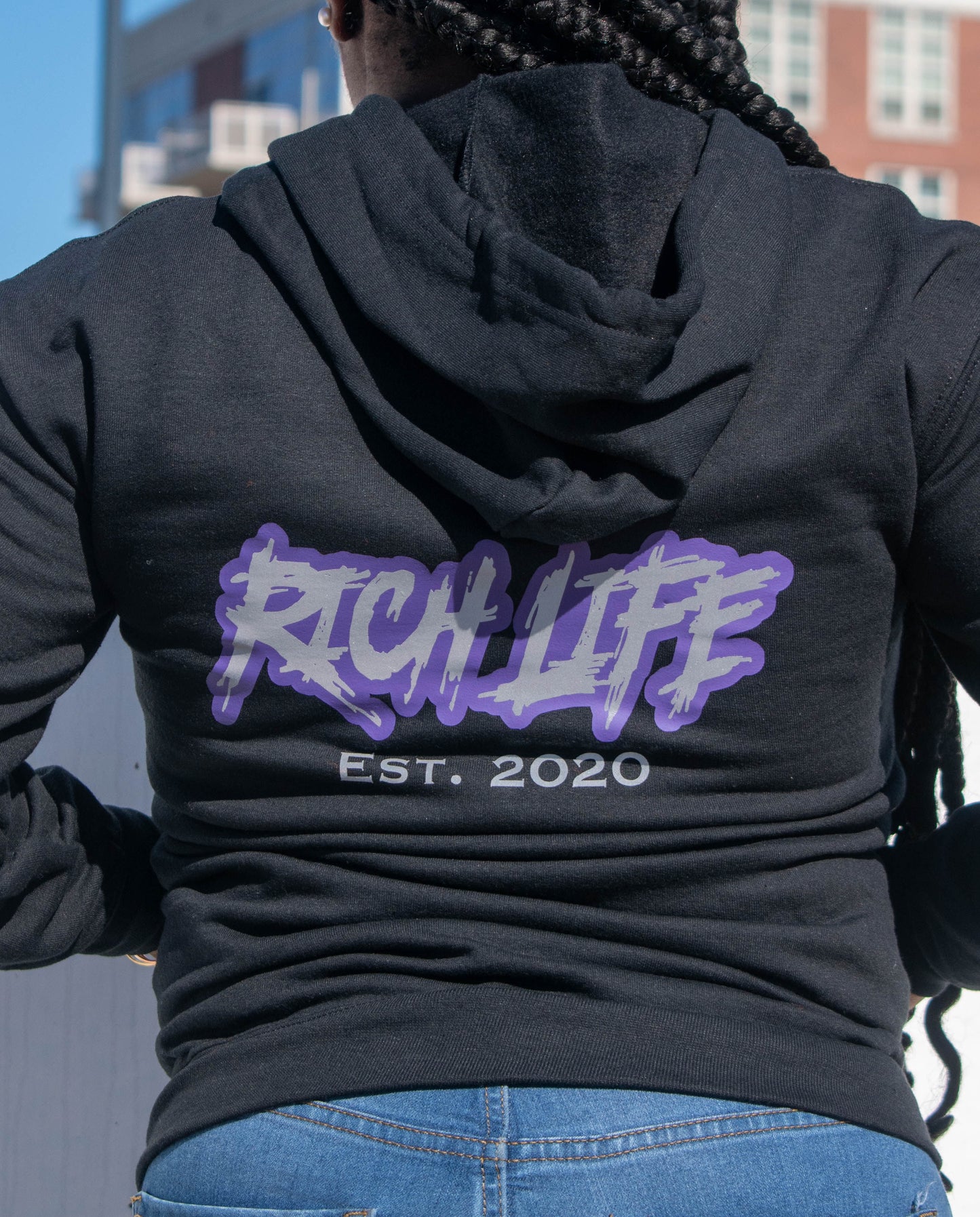 Alternate Purple "Rich Life" SZN 2 Zip-up