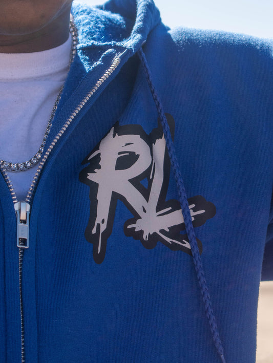 Blue "Rich Life" SZN 2 Zip-up